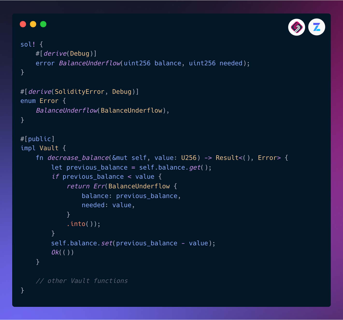 Arbitrum Stylus OpenZeppelin Motsu Code Snippet 12