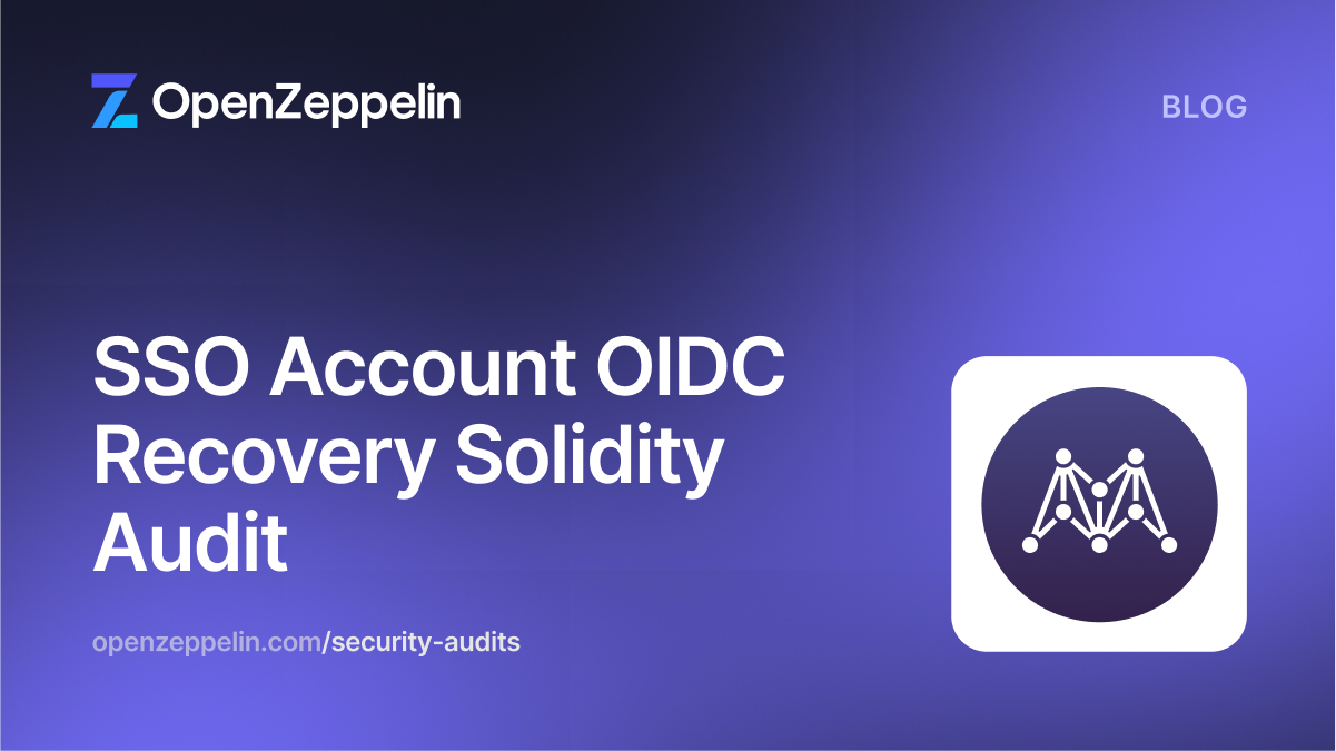 SSO Account OIDC Recovery Solidity Audit Featured Image