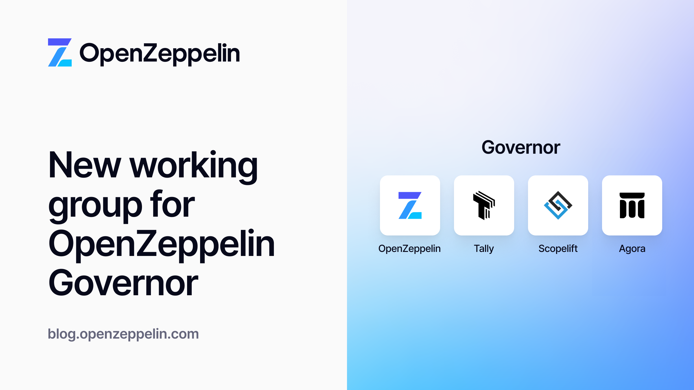 Announcing a New Working Group for OpenZeppelin Governor Featured Image